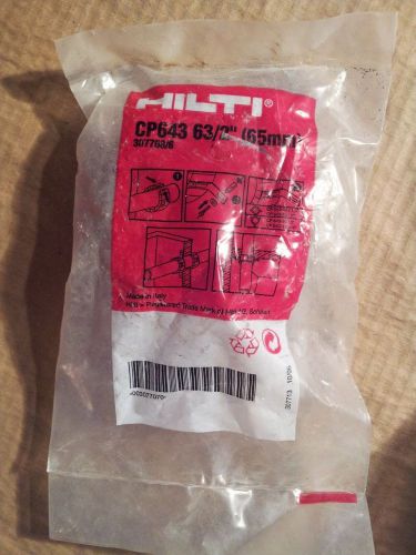 (2) HILTI CP643-63/2&#034; N 307708/6 - 2&#034; Fire Stop Pipe Collar - New