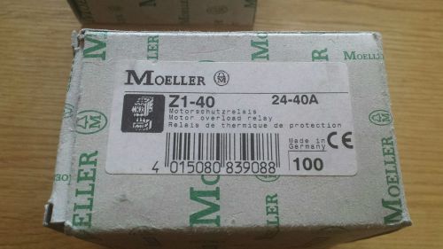 MOELLER Z1-40 OVERLOAD RELAY