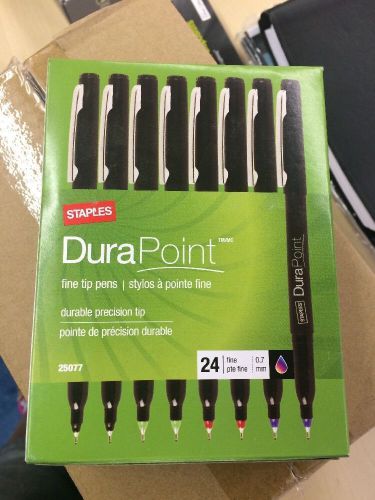 Staples Dura Point Fine Tip Pens 24 Count