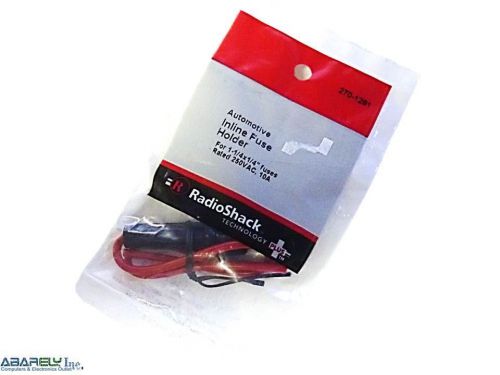 New RadioShack Automotive Inline Fuse Holder # 270-1281