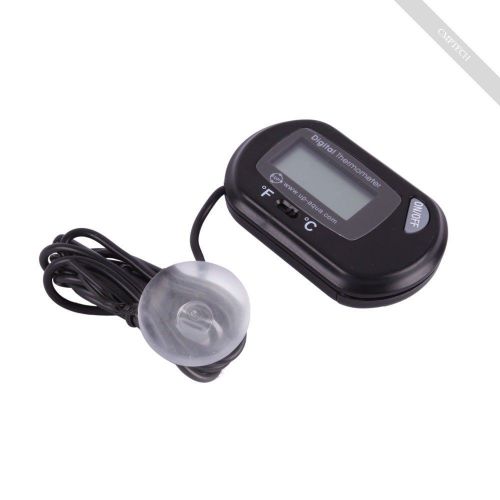 New Digital LCD Thermometer for Aquarium Freezer Black Cool