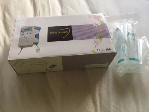 Fetal Doppler Jumper JPD-100B LCD Heartbeat Monitor w/ Ultrasound Gel