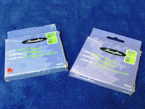 Two (2) Boxes of Swingline Staples #35318 (  3/8 &#034; Heavy Duty)