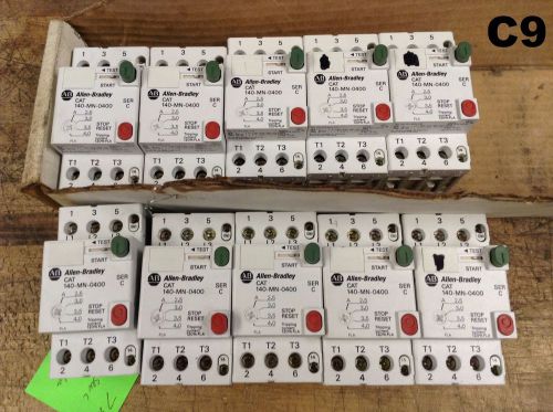 Allen Bradley 140-MN-0400 2.5-4 Amp Motor Starter Protector Series C-Lot of 10