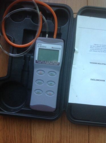 Sper scientific Digital manometer