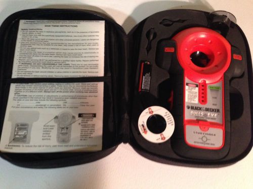 &#034;NEW&#034; Black &amp; Decker Bulls Eye Auto Laser Level/Stud Finder BDL100S