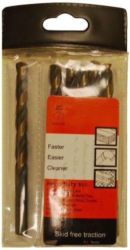 Heavy Duty Drill Bit with Split point, 1/4-Inch 6-Piece Multi-Pack