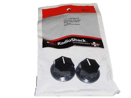 RadioShack 1 1/4&#034; Hexagon Control Knobs #274-0407