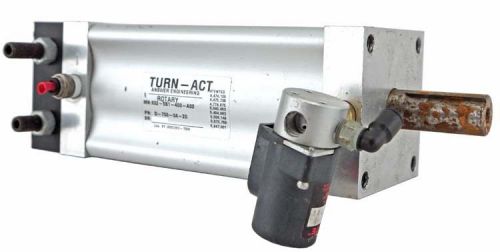 Turn-Act D-700-04-20 Pneumatic Rotary Actuator +Mini-Myte 41E1 Solenoid Valve