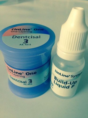 Ivoclar IPS InLine One (one-layering ) Dentcisal 3 , 20g + Build-Up Liquid 15ml