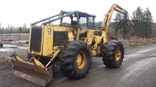 1977 Caterpillar 518 Log Skidder with Swing Grapple