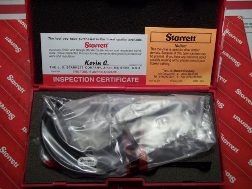 NEW STARRETT MICROMETER 1-2&#034; 436.1RL-2 MILLWRIGHT MACHINIST TOOLS MIC 196 657