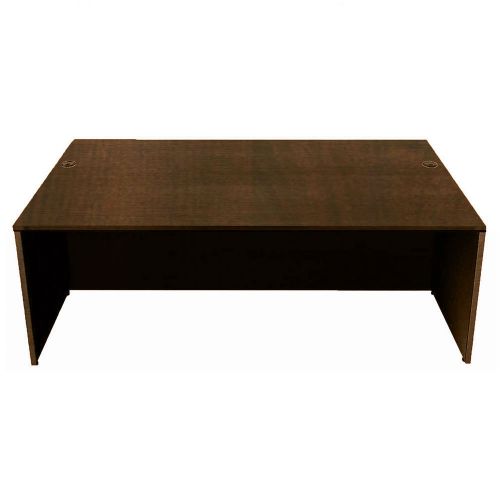 4 foot executive desk shell cherryman amber park walnut laminate four ft for sale