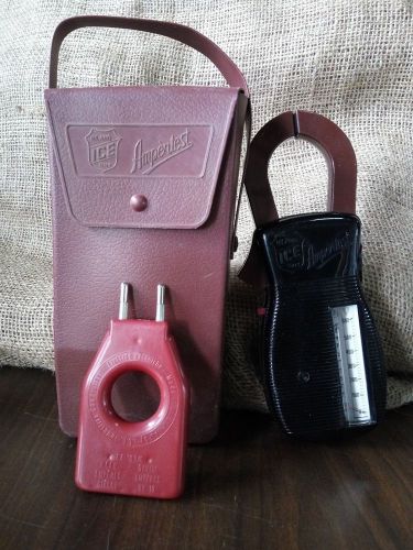 Vintage  Bakelite Tester Clamp Ampertest Mod.690 Milano Ice Italy