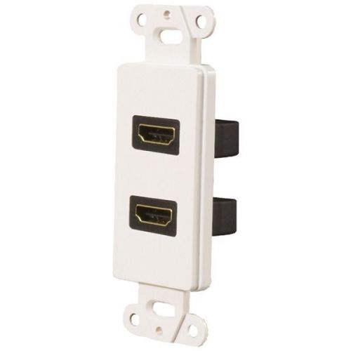 Pro-Wire IWM-HDMI2 Dual HDMI 1.4-Ready Wall Plate - White