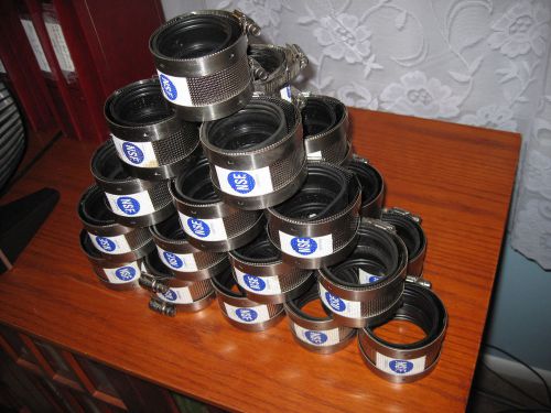 NEW LOT OF 25 2&#034; TYLER  NO HUB COUPLINGS NEW  C-564  GREAT BARGAIN!