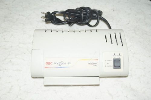 GBC DOCUSEAL 40 4&#034; WIDE CARD LAMINATOR