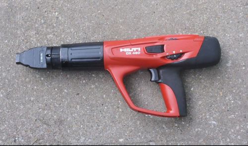 Hilti dx-460 with f8 cal .27 powder actuated nail gun tool, fastening, excellent for sale