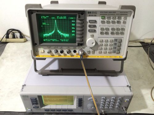 HP Agilent 8563E Spectrum Analyzer 30 hz - 50 GHZ w/ TRACKING GENERATOR opt 6,8