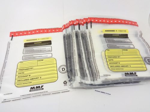 MMF TAMPER EVIDENT CLEAR DEPOSIT BAGS TEAR RESISTANT 12x16 MMF2362011N20 100 ct