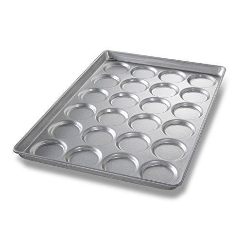 Chicago Metallic Bakeware ePan Aluminum Hamburger Bun Pan for 24 Buns