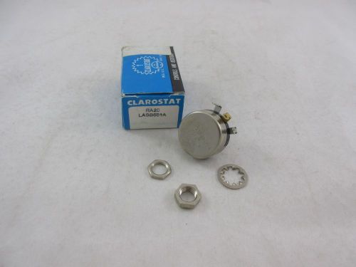 *NEW* CLAROSTAT RA20 LASB501A POTENTIOMETER WIREWOUND *60 DAY WARRANTY* TR