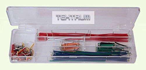 Tektrum TEKTRUM 140 PIECES PRE-FORMED SOLID MALE-TO-MALE BREADBOARD JUMPER WIRE