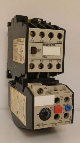 SIEMENS ALLIS CONTACTOR 3TB4010-0A W/OVERLOAD RELAY 3UA5000-0J