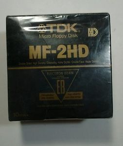 Tdk mf2hd double sided high density micro floppy disks super electron beam for sale