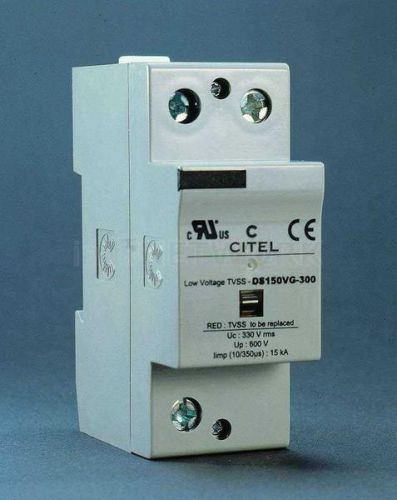 CITEL DS150VG-300 LOW VOLTAGE SURGE PROTECTOR TYPE 1, UC 330VAC, UP 600V