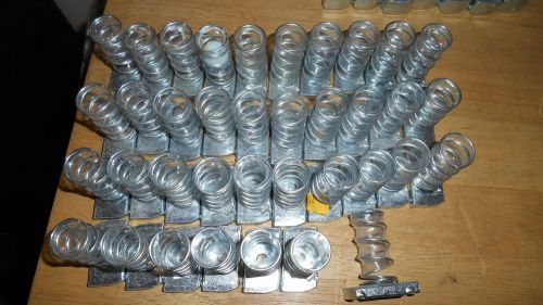 37 NEW FASTENAL 1/4 Channel Nut W/ Spring 1/4&#034;-20 SPRINGNUT  (37pc)