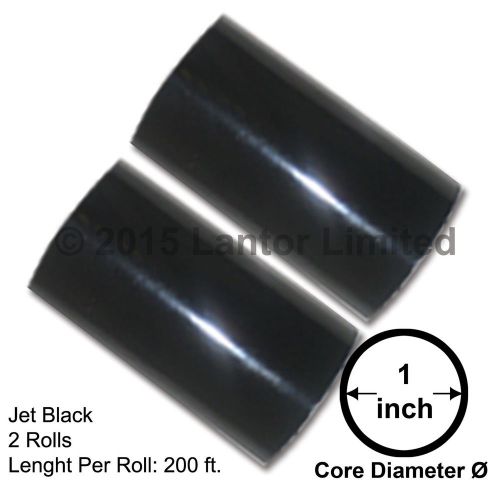 Hot stamp foil stamping tipper kingsley 2rolls 3&#034;x200ft black#yed-1000-s2-1&#034;# for sale