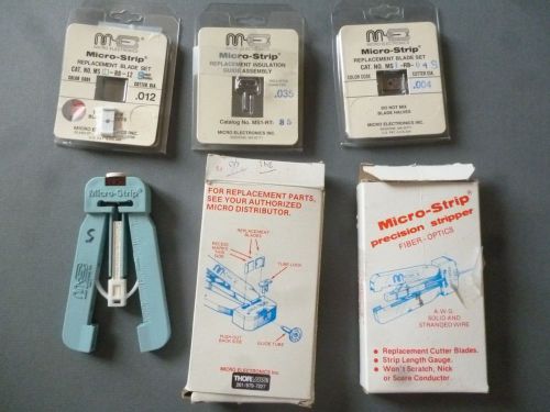 Lot of 3 Micro-Strip Precession Strippers for fiberoptics/wires (L972)