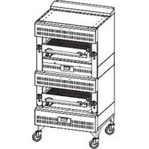 Vulcan VBB2 V Series Deck-Broiler Heavy Duty range match Gas double deck...