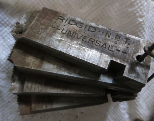 Ridgid Universal Pipe Threading Dies. 1/2&#034; to 3/4&#034; N.P.T. / NPT