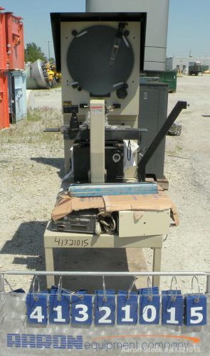 Used- Dorsey Metrology Optical Comparator, Model 16H. 16&#039;&#039; screen. Inherent accu