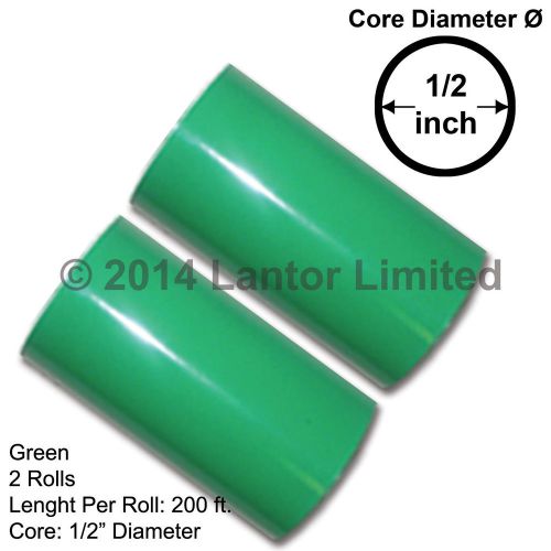 Hot Foil Stamp Green KINGSLEY HOWARD 3 in 400 Ft, 2 x 200 Ft Rolls #YED-5800-S2#