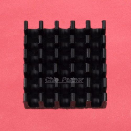 10PCS Heat Sink Black 22x22x10mm Aluminum 22*22*10MM for Router CPU IC