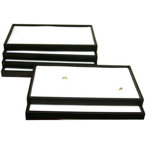 6 72 slot ring display box trays case fixture for sale