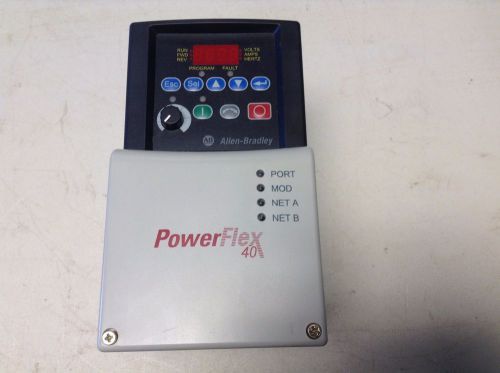 Allen bradley 22b-b5p0n104 powerflex 40 1 hp .75 kw vfd drive 22bb5p0n104 for sale