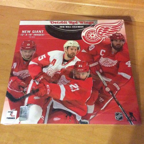 Detroit Red Wings 2016 Calendar NEW