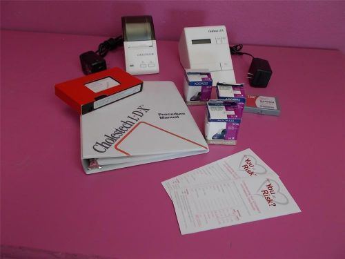 Cholestech LDX Analyzer &amp; Printer System Point of Care In Vitro Cholesterol Test