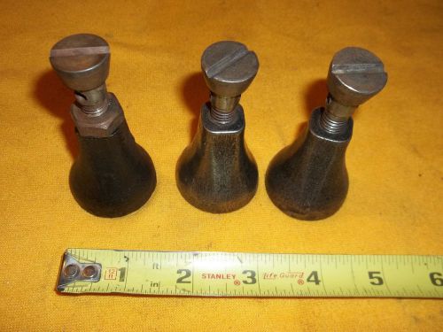 VINTAGE LOT OF 3 SMALL MACHINIST TOOL HOLDING JACKS