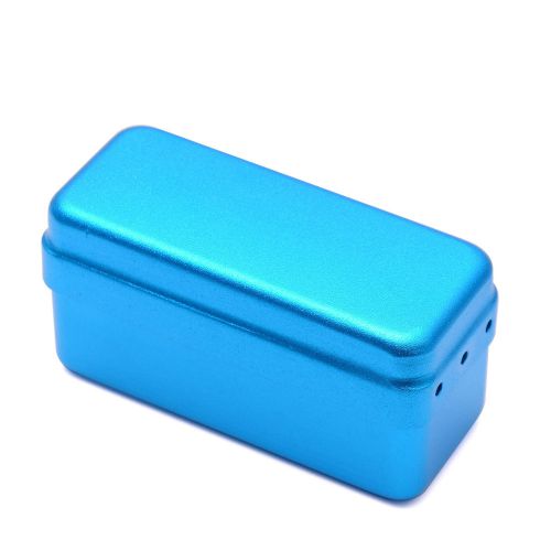 new 72 Hole Dental Disinfection Burs Holder Opening Box Aluminum Endo Bur Case