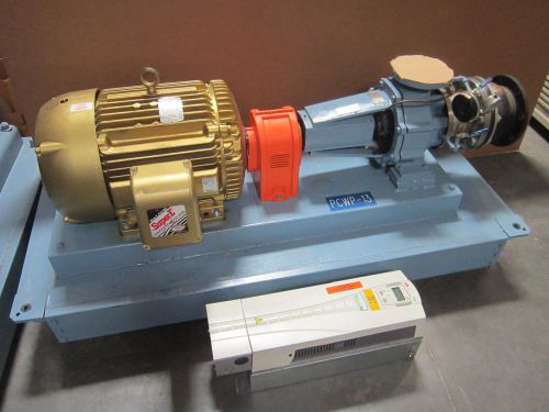 BALDOR 50HP SUPER E MOTOR WITH AC2000 PUMP AND ABB VARIABLE CONTROLLER SETUP