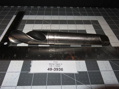 PTD 1-15/64&#034; Drill  Bit 4MT, 4 Morse Taper 9&#034; OAL ((3936))