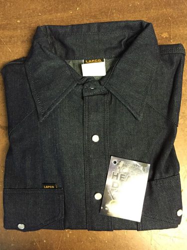 Lapco Blue Denim 10oz Work Shirt 18&#034; X 35&#034; (XL+)