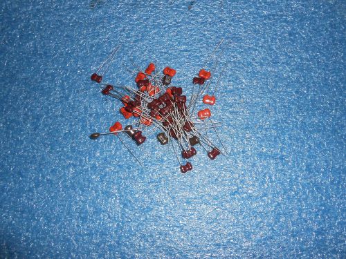 MICA CAPACITORS --- 61 PCS -- 150PF 250 PF 330 PF 500 PF 510 PF ----- LOT 866