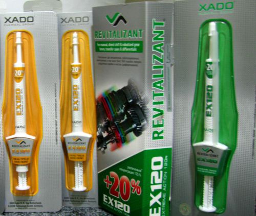 Xado ex120 set 2 syringe for diesel+1for manual gearbox,direct shift &amp;different for sale