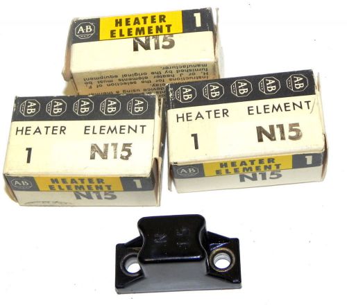 LOT OF 3 NIB ALLEN BRADLEY N15 HEATER ELEMENTS